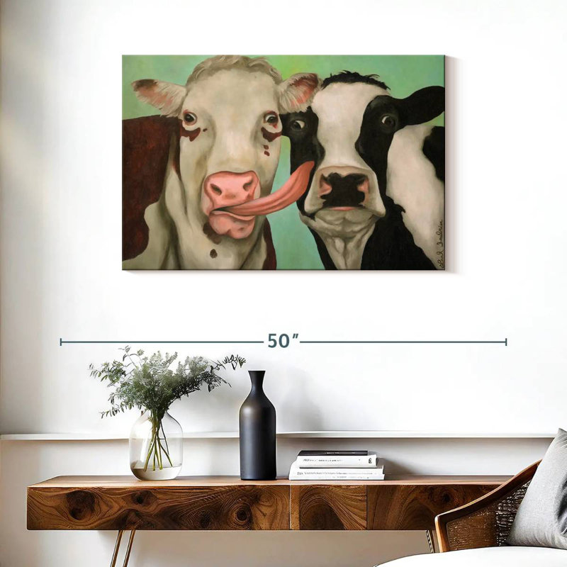 Cowlicious, 24" H x 36" W