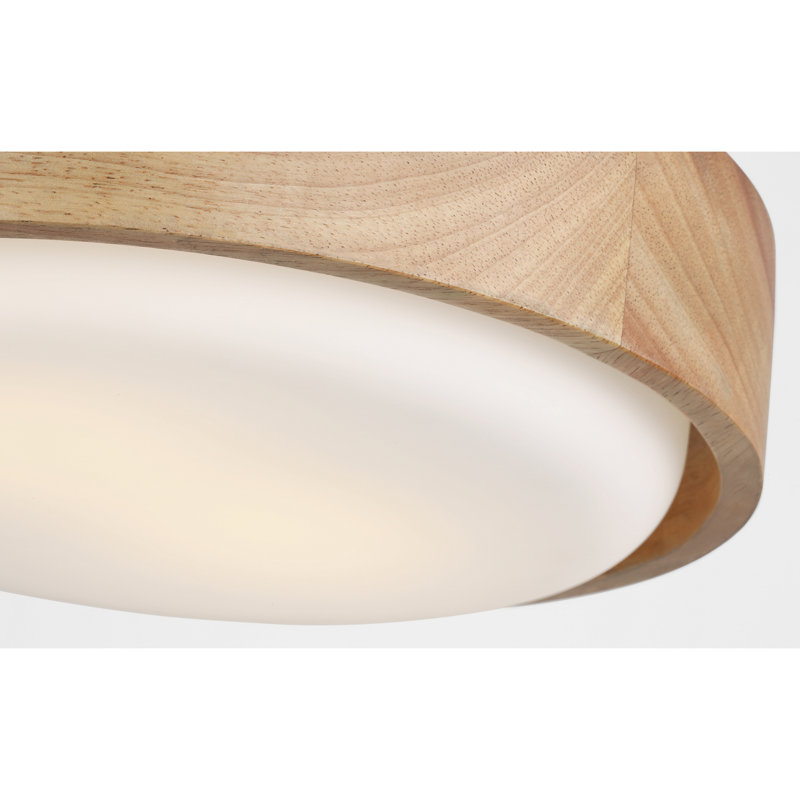 Richard June Transitional Aurelle Flush Mount Light, 4