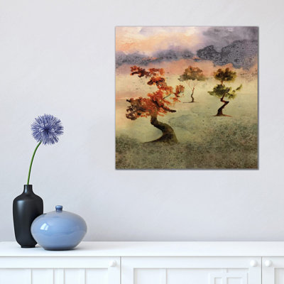 Abstract Watercolour Landscapes V by Marco Gonzalez - Wrapped Canvas Painting