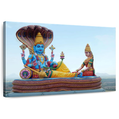 Adella Vishnu And Lakhshmi Statue