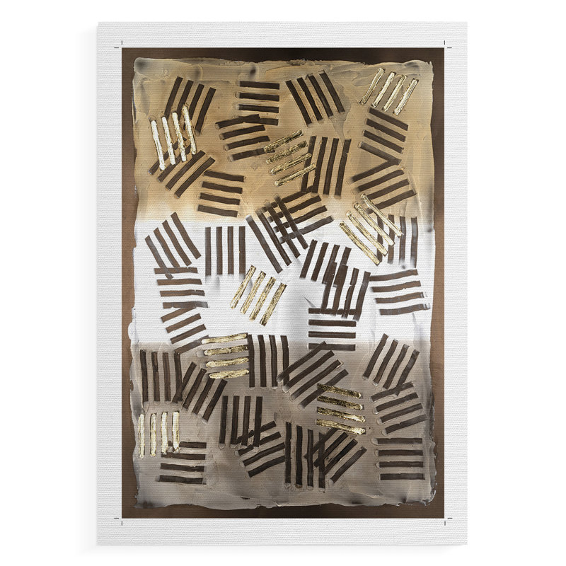 Raphia palmier I - impression sur toile seulement - non encadrée