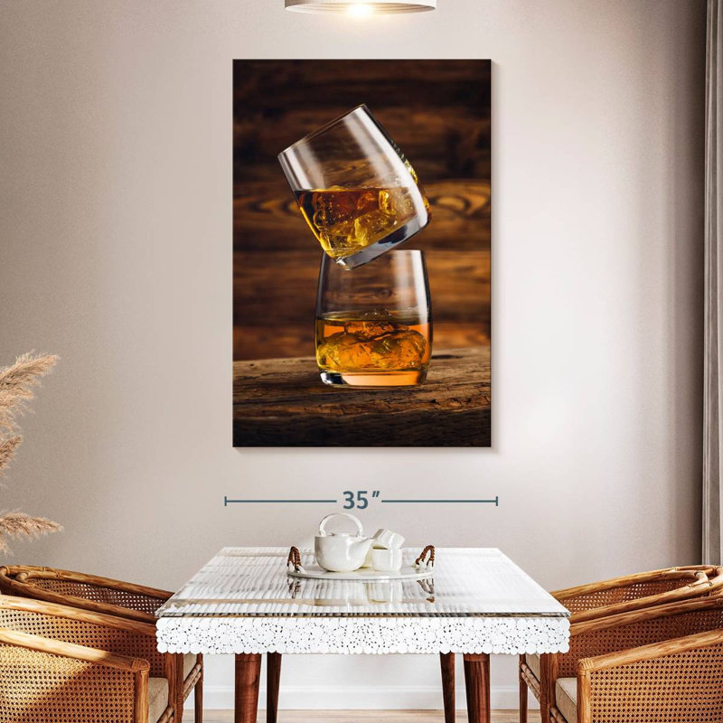 Yarlin whisky sur whisky, H 51 po x l 34 po
