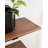 Atwood Mango Wood Three-Tier Adjustable Wall Shelf