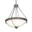 Luminaire suspendu en bronze à 5 lumières