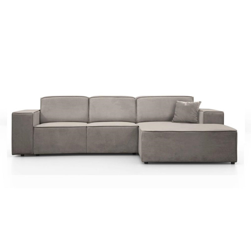 Avionna 4 Seater Sofa & Chaise, Right Hand Facing, Cappucino