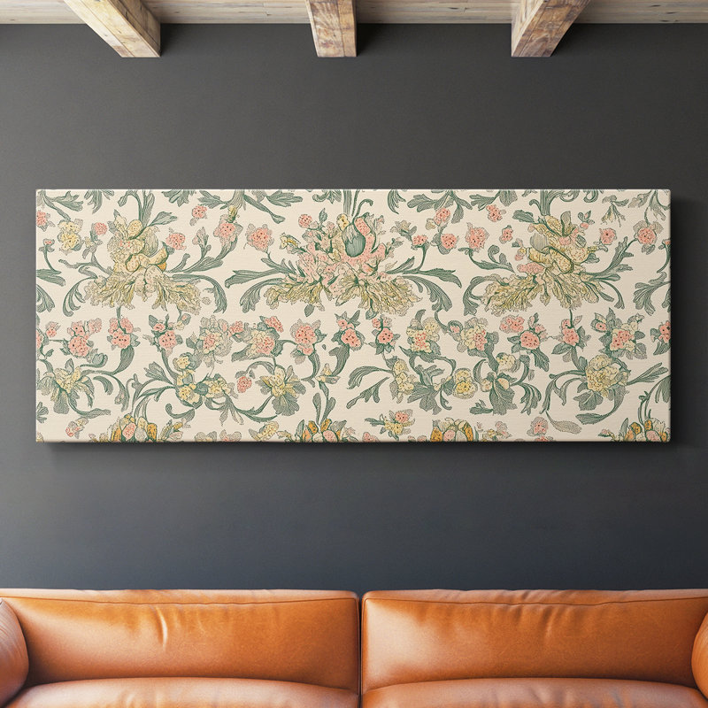 Série abstraite - XLIV - Toile tendue avec châssis - Prêt à accrocher, H 16 po x l 40 po