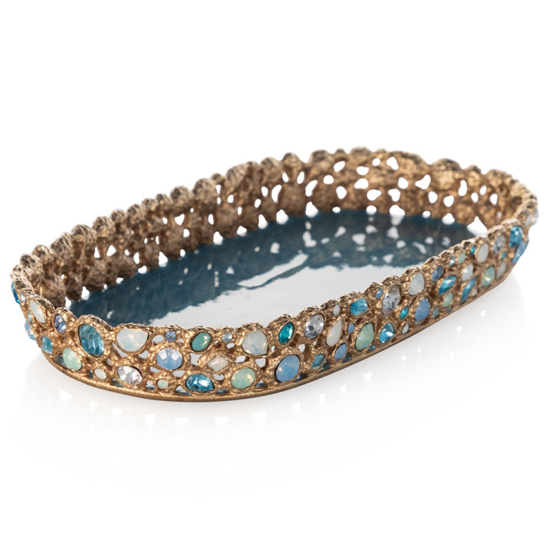Bejeweled Collection Decorative Tray, Oceana