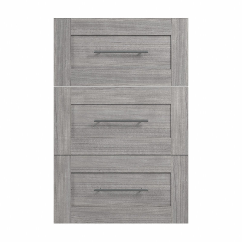 Arlex Closet System, 37.68" H x 35.47" W x 17" D , Platinum Gray
