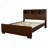 King LED Storage Bookcase Bed