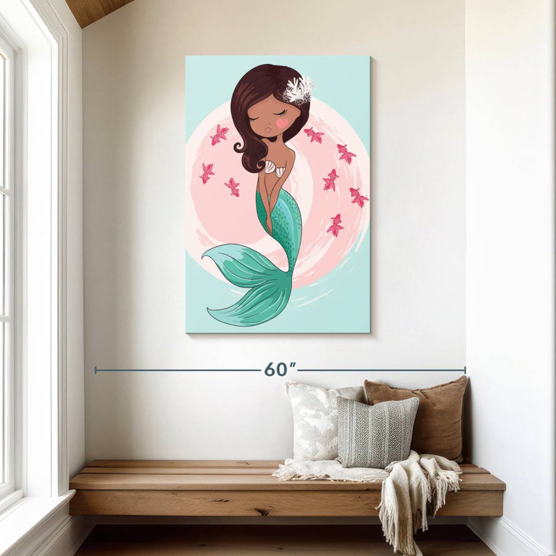 Ashelle sirène hawaïenne, H 45 po x l 30 po