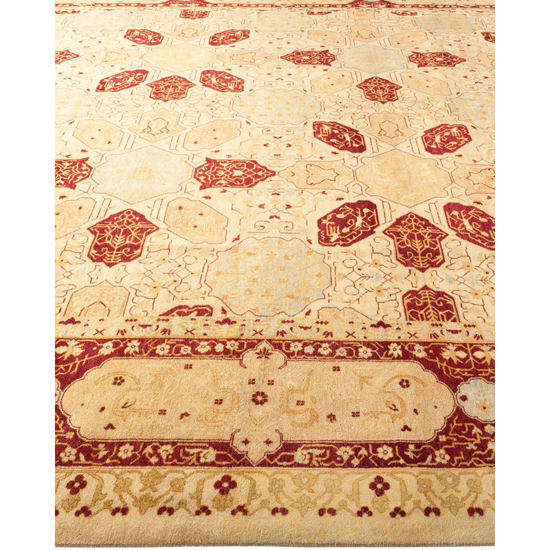 Classic One-of-a-Kind 10'2" x 13'9" Hand Knotted Area Rug