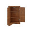 Armoire de rangement triangulaire pour salle de bain avec tablettes réglables