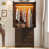Porte en bois brun