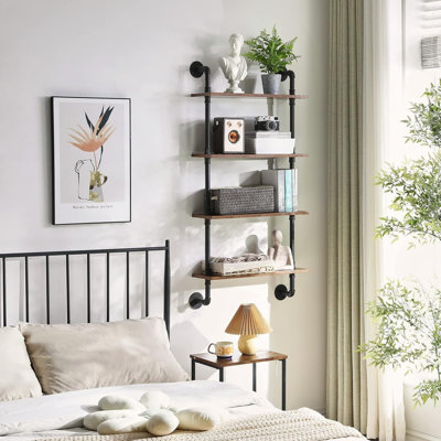 127cm H x 61.5cm W Metal Bookcase