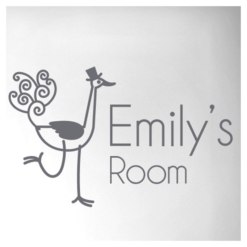 Animals Wall Decal, Grey