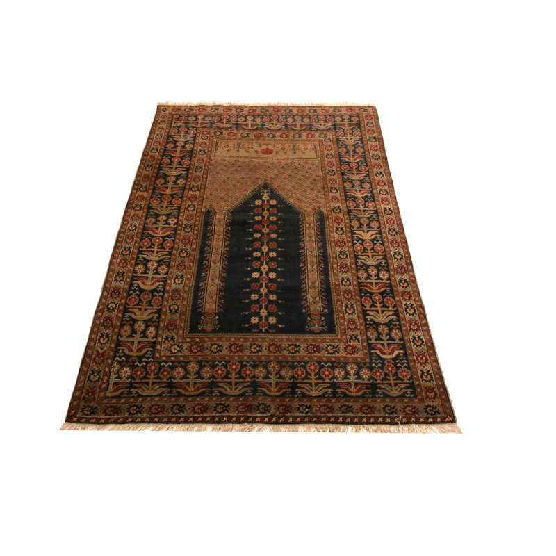 One-of-a-Kind 3'8" X 5'5" Hand Knotted Area Rug