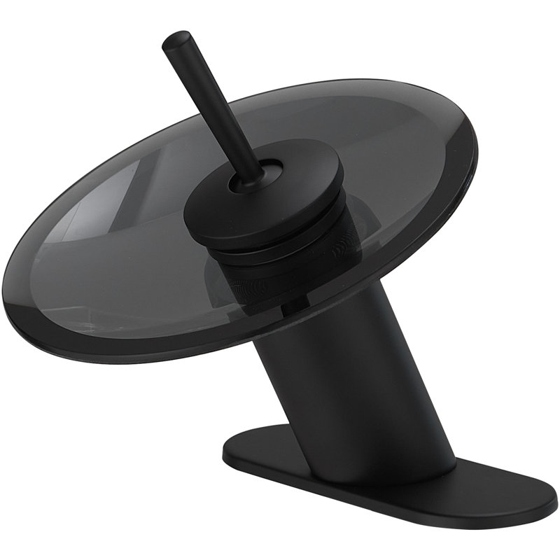 Single-Hole Single-handle Bathroom Faucet, Matte Black