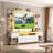 Otylie 85" TV Stand with Storage Shelves and Power Outlets to 65 Inches-727412207