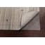 Tapis beige en laine noué à la main de conception unique 4 pi 6 po x 6 pi 4 po New Age