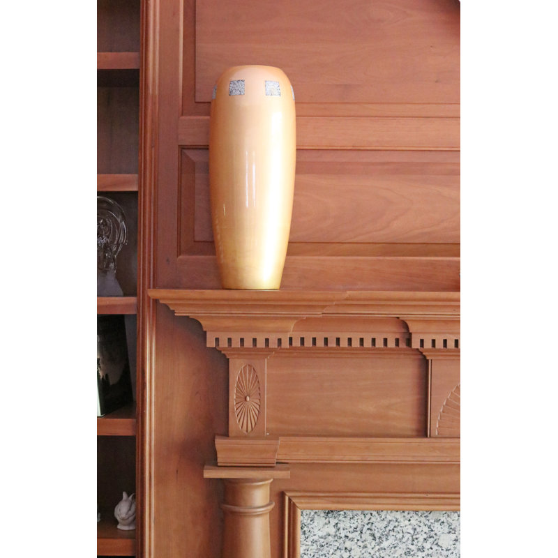 Eclipse Handmade Ceramic / Porcelain Table Vase, 19" H x 6.5" W x 6.5" D