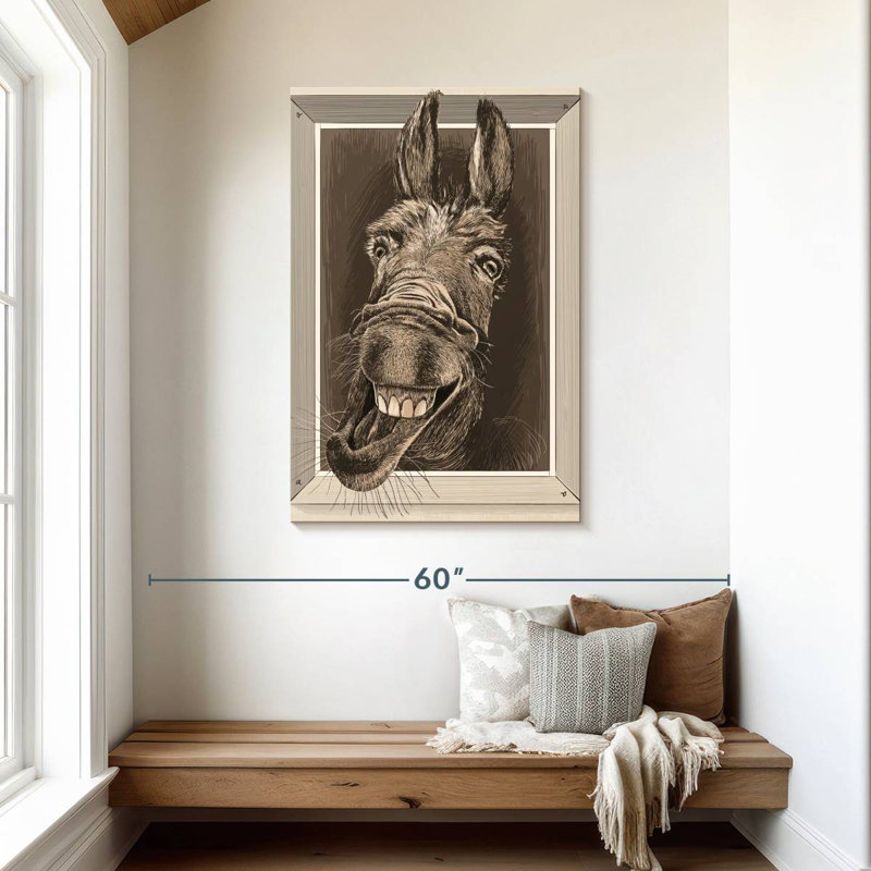 Âne fou Brampt, H 45 po x l 30 po