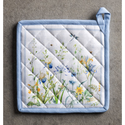 Maison D' Hermine Floral Cotton Potholder Set