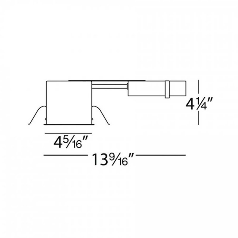 Air-Tight 4'' Remodel Recessed Lighting Housing