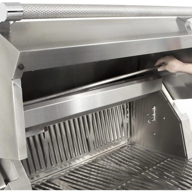 42" Built-In, 4 Trellis Burners, Rotisserie, Natural Gas