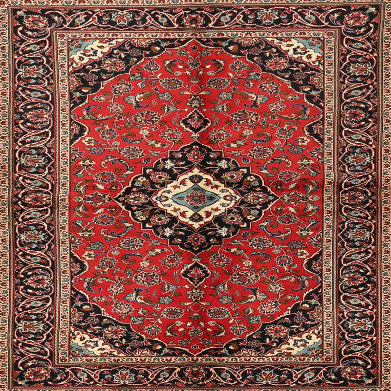 Dove Springs Oriental Indoor Rug, Square 4'
