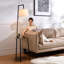 150cm Black Tray Table Floor Lamp