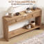 Console en bois avec 2 tiroirs, table de canapé pour le couloir, le vestibule, le salon-182365140-182425761