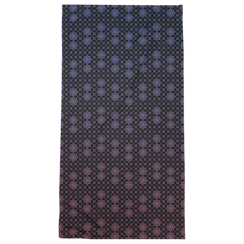 Katelyn Elizabeth Cotton Blend Beach Towel, Blue/Pink