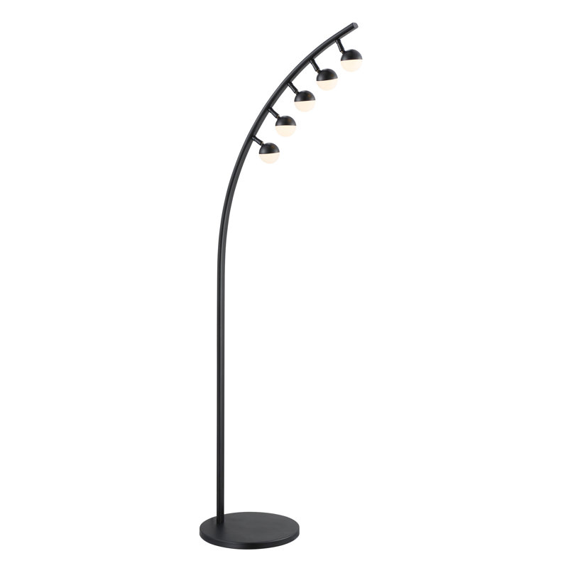 Oritz 58.75'' Matte Black LED Novelty Floor Lamp