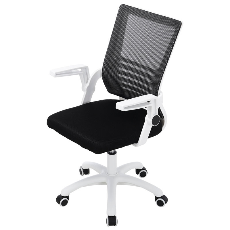 Raghi Mesh Desk Chair, White, Black