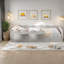 Lits simples modernes avec rangement, structure de plancher en bois aggloméré moelleux pour chambre d'enfant