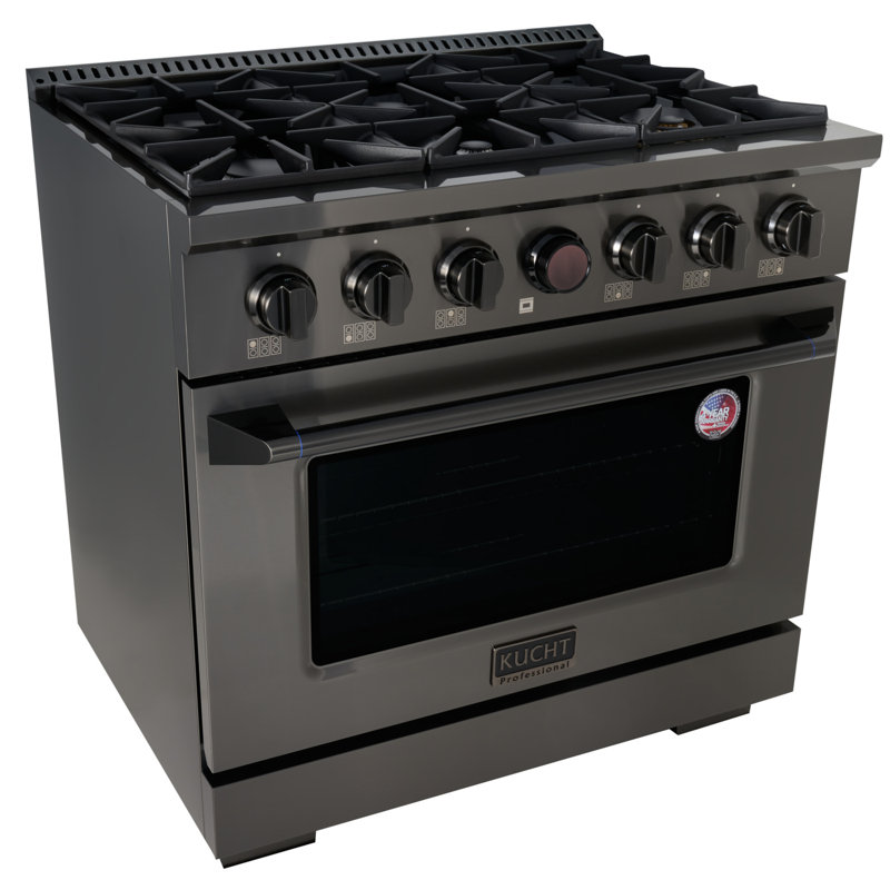 Kucht 36'' W Free Standing Range, Natural Gas