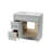 Chrisna 37'' Single Bathroom Vanity with Quartz Top-2107767837