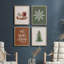 «Merry Christmas Pine Tree Snowflake Mulled Wine», impression sur papier 4 pièces-97770569-97770567