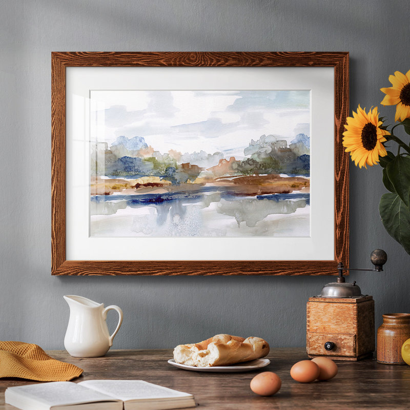 High Sierra, reproduction encadrée sur papier, Érable, H 18 po x l 26 po