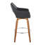 Tabouret de bar à hauteur fixe avec pivot-1708441957