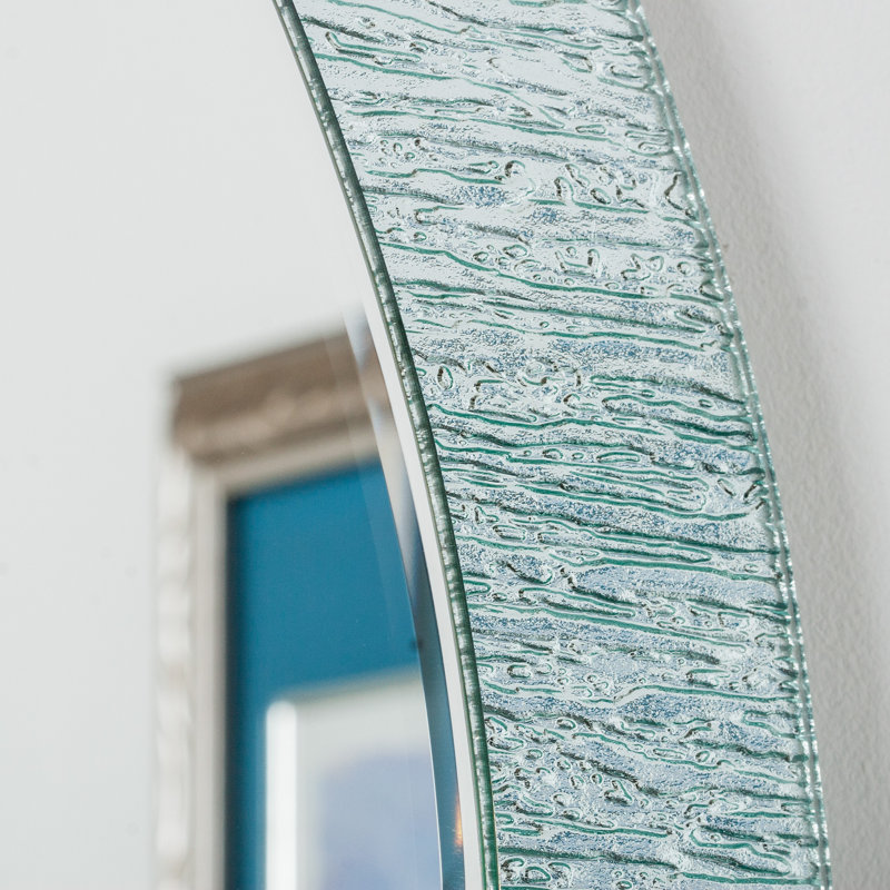 Ahavah Round Frameless Mirror