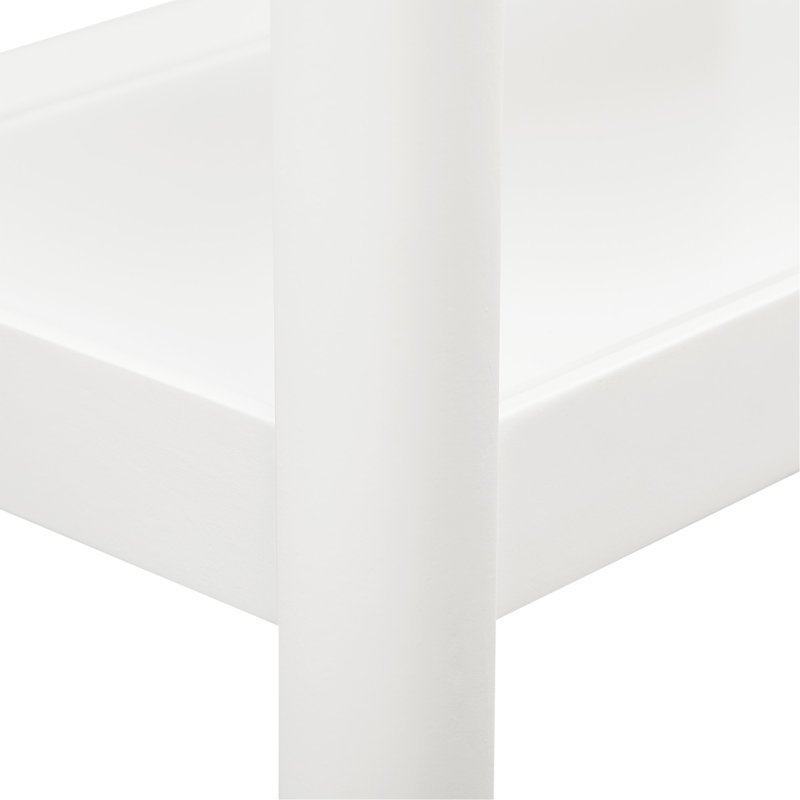 White Nightstand, White