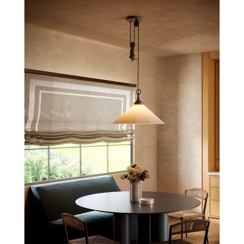 Ellen 1 - Light Single Pendant, Black