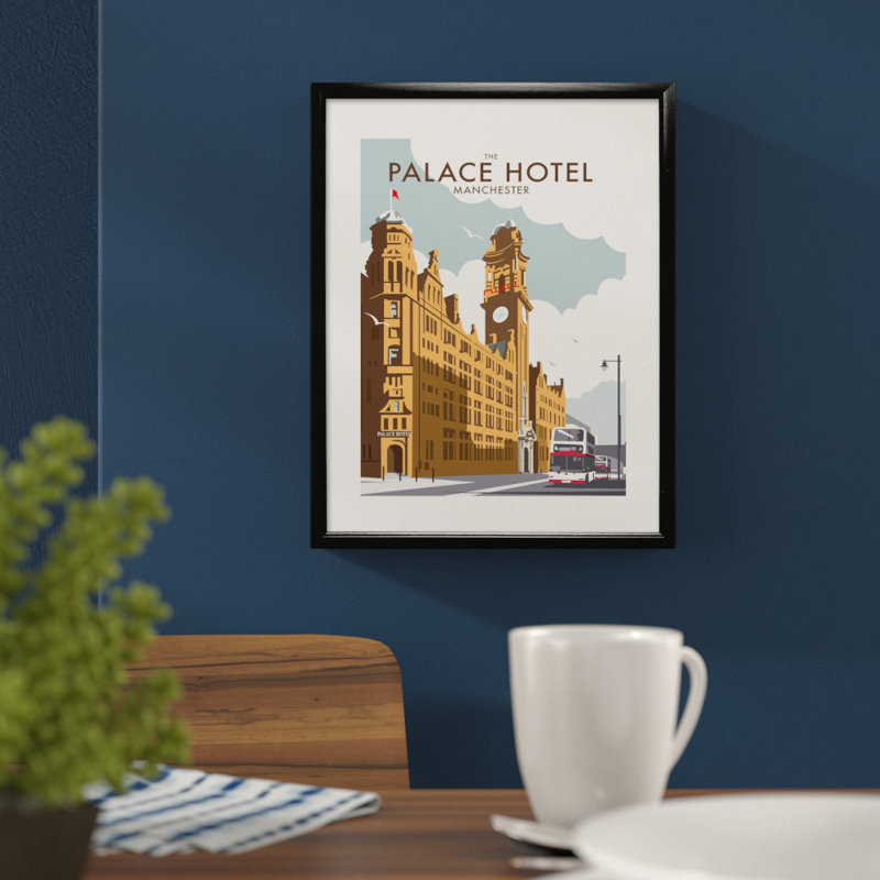 Dave Thompson - Single Picture Frame Print on Canvas, Black
