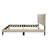 Charging Full Sized Bed In A Box - Gray Upholstered Squares Charging,