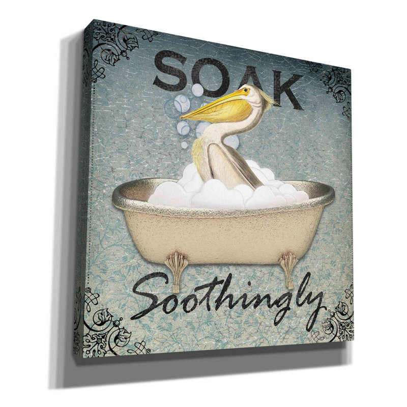 «Soak» par Karen Smith, art mural sur toile, H 37 po x l 37 po x P 1,5 po