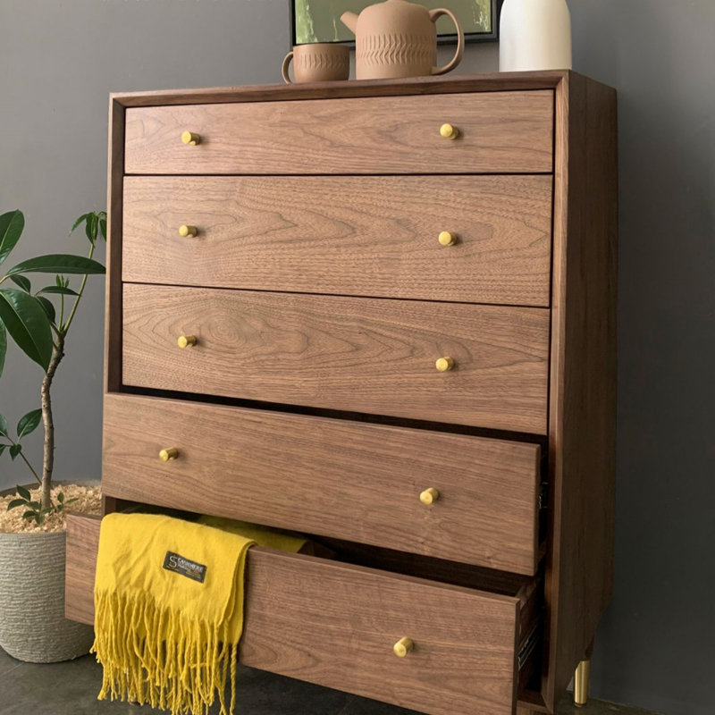 Armoire d'entrée moderne en noyer noir