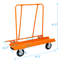 Capacité de charge de 1800 lb, chariot de service de panneau, roulettes avec frein