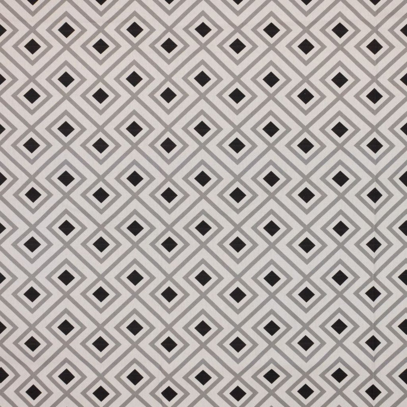 Tissu 100% coton Suite Optic Diamond, Graphite