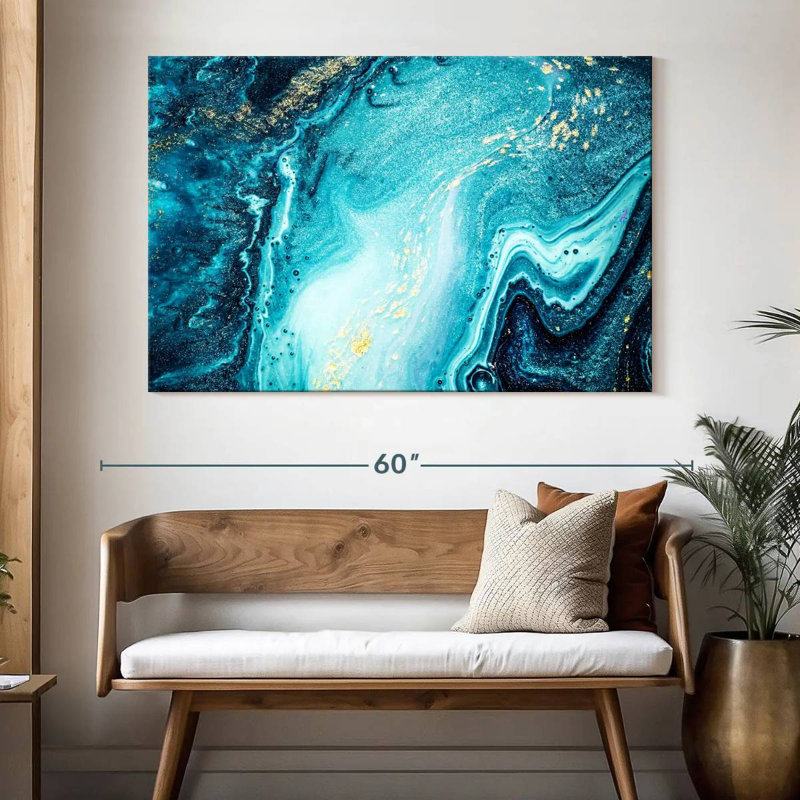 Avery Abstract Water, 34" H x 51" W